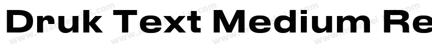 Druk Text Medium Reg字体转换